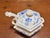 Antique English Staffordshire Blue Transfer Decorated Sauce Tureen “Windsor Festoon” For Sale - Image 6 of 12
