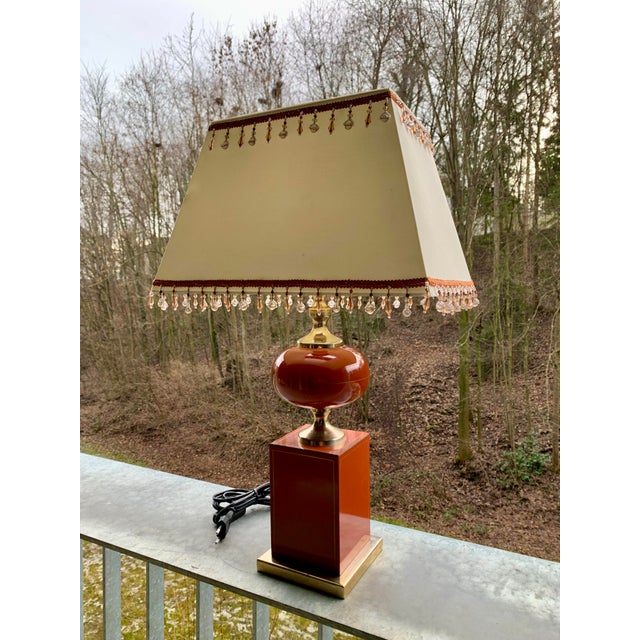 Metal St Tropez Table Lamp, 1980s For Sale - Image 7 of 12