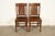 Mission Limbert Style Antique Mission Oak Arts & Crafts Side Chairs or Dining Chairs, Pair For Sale - Image 3 of 14