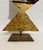 Mexican Art Abstract Brutalist Gilt Steel Geometric Sculpture Mathias Goeritz For Sale - Image 9 of 14