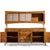 Wood Harold Schwartz for Romweber Mid Century Burlwood and Brass Credenza and Hutch For Sale - Image 7 of 13