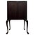 Small Antique English Edwardian Mahogany Secretaire For Sale - Image 10 of 14