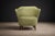 Mid-Century Modern “Concha” Armchair in Ultrasuede, Attributed to Joaquim Tenreiro, Brazil, 1950s For Sale - Image 3 of 9