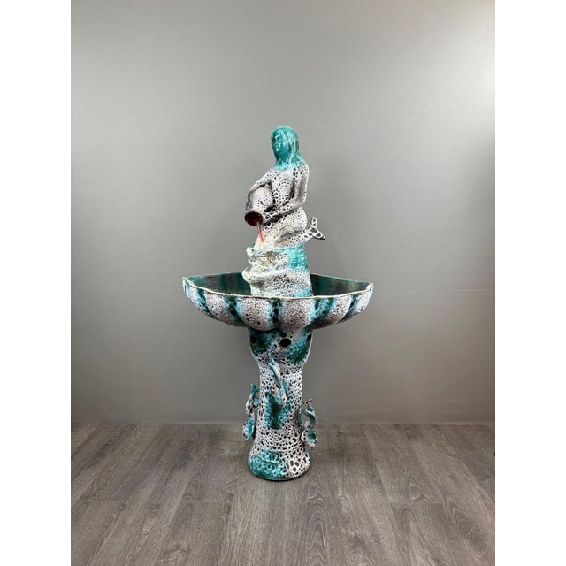 20th Century Ceramic Fountain from Céramique de Vallauris For Sale - Image 6 of 12