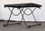Metal French Wrought Iron Directoire Style Side Table With Glass Top For Sale - Image 7 of 11
