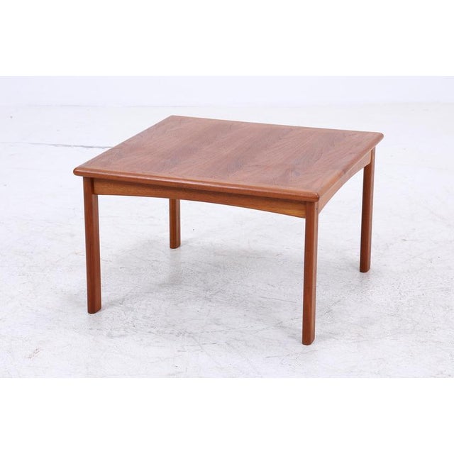 Mid-Century Danish Teak Side or Coffee Table, 1960s For Sale - Image 4 of 11