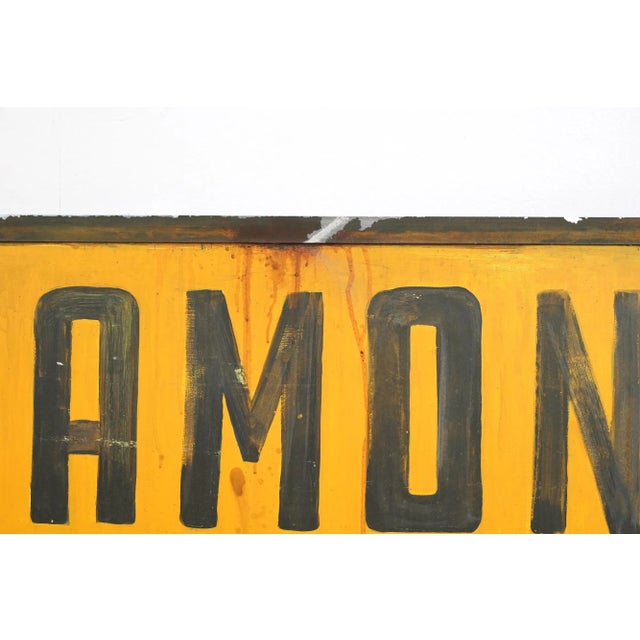 Newly Made Reclaimed A. Diamond Woolen Aluminum Marty Supreme Movie Prop Sign For Sale - Image 4 of 7