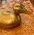 Large Mid Century Brass Duck For Sale - Image 4 of 5