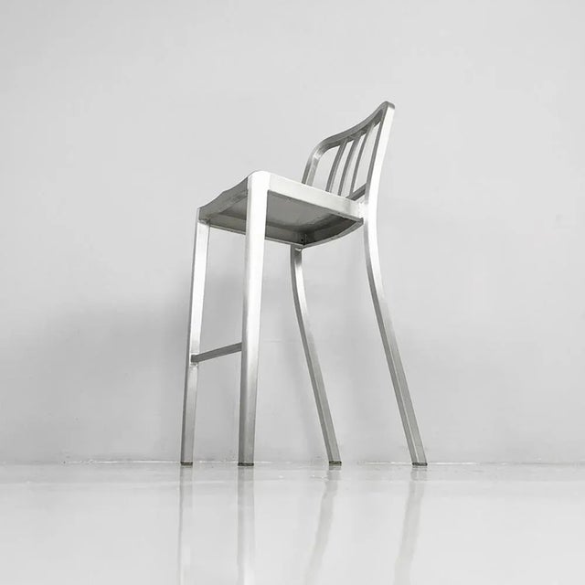 American Postmodern Hudson Stool in Aluminum by Philippe Starck for Emeco, 2000s For Sale - Image 9 of 18