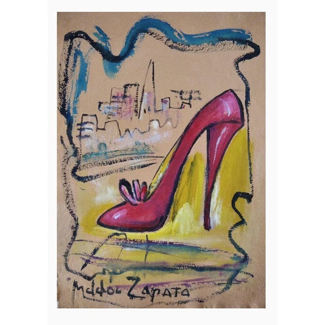 Early 21st Century Melchor Zapata, Untitled, 2015, Mixed Media on Paper, Framed For Sale - Image 5 of 5