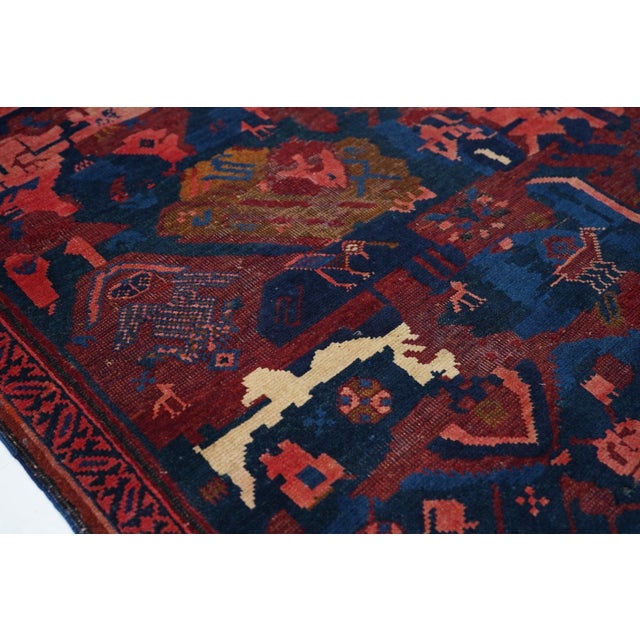 Traditional Antique Seikhour Rug 4'4'' X 7'2'' For Sale - Image 3 of 10