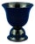 Art Deco Vase in Black Opaline Glass by Josef Hoffmann for the Wiener Werkstatte Manufacture, 1890s For Sale