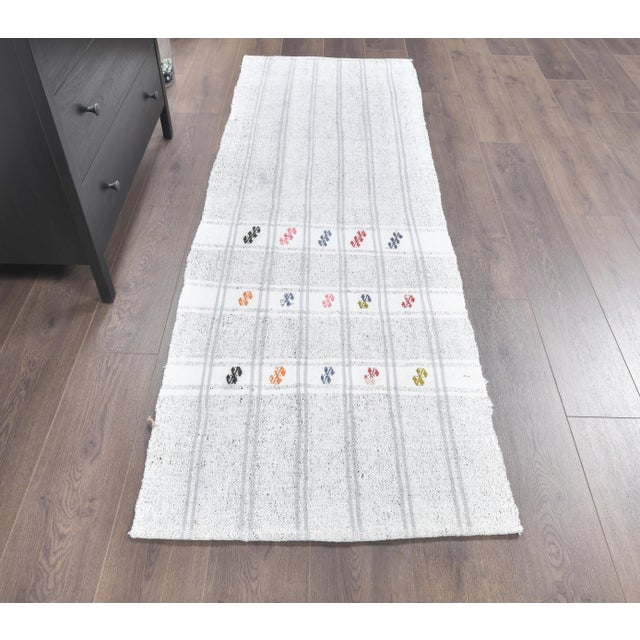 Vintage Turkish Hand-Knotted Rug is a semi-Vintage rug. '70s Eastern region of Turkey's unique rug is perfectly hand-...