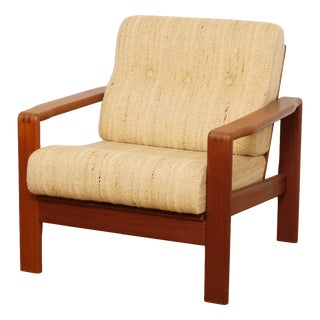 Vintage Teak Lounge Chair, 1960s For Sale