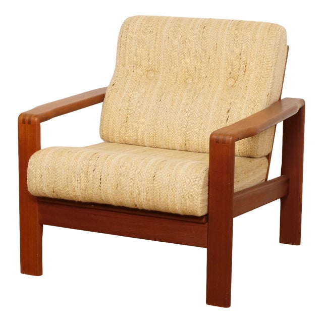 Vintage Teak Lounge Chair, 1960s For Sale