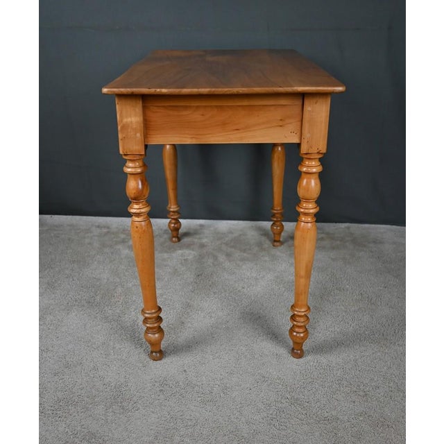 Small Antique Cherry Wood Desk, 1800s For Sale - Image 11 of 14
