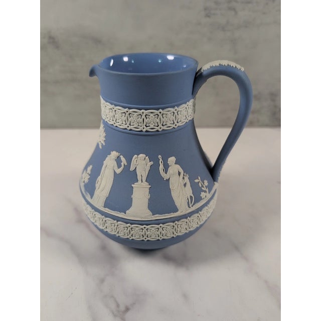 Vintage MCM Wedgwood Jasperware Light Blue & Cream 6