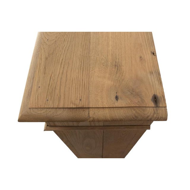 French Massive Fireplace Mantel in Molded Oak, 1890 For Sale - Image 9 of 15