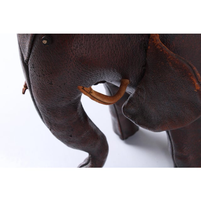 Vintage Leather Elephant attributed to Dimitri Omersa for Abercrombie & Fitch, 1905 For Sale - Image 6 of 18