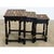 Brown English Painted Nesting Tables with Découpage For Sale - Image 8 of 10
