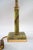 Gold Art Deco Jade Table Lamp with Brass and Fabric Shade, 1920s For Sale - Image 8 of 18