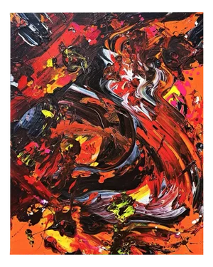 Franciszek Ledochowski, Apeiron 79, Acrylic on Canvas