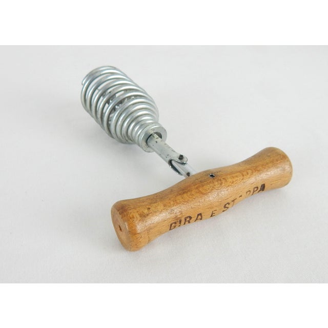 Brown 1950s Italian Corkscrew For Sale - Image 8 of 10