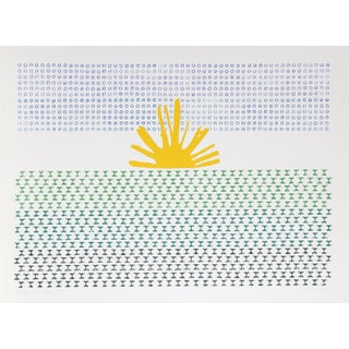 Buttermilk Sky, Micaela Myers Screenprint, Signed and Numbered in Pencil For Sale