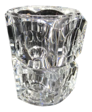 Late 20th Century Crystal Vase From Czech Republic