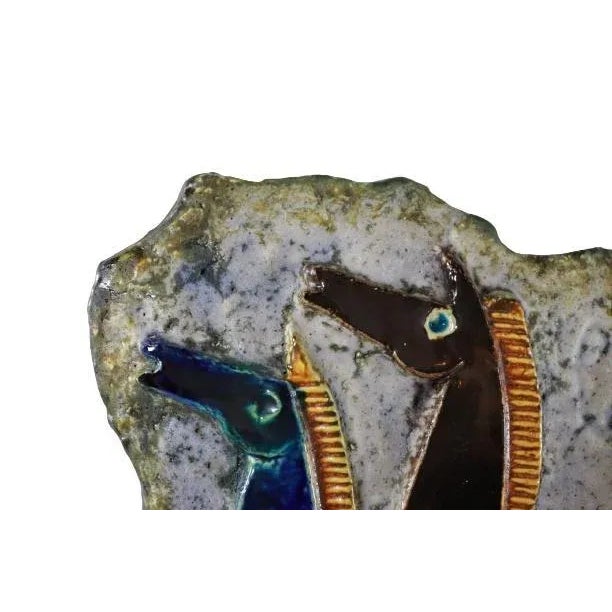 Wall Ceramic of Horses by Helmut Schäffenacker For Sale - Image 10 of 13