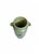 1930s 1932 Arts & Crafts Roseville Pottery Green "Baneda" Double-Handled Ceramic Vase - Shape 592-7 For Sale - Image 5 of 6