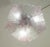 Italian Vintage Murano Glass Ceiling Lamp Pink For Sale - Image 3 of 11