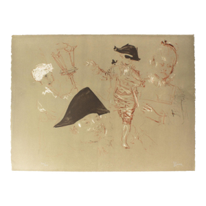 “Homage to Watteau” Limited Edition Lithograph by Jack Levine