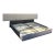 Contemporary Huppé Plank King Bed and Side Tables For Sale