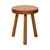 Vintage Wooden Three-Legged Stool, Milking Stool, Rustic Style, 1960s For Sale - Image 15 of 15