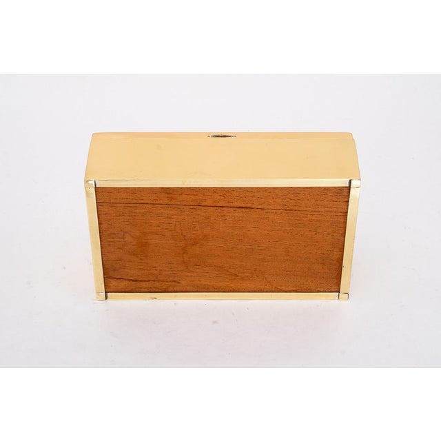 Wood Jugendstil Brass Jewelry Box, Vienna, 1908 For Sale - Image 7 of 12