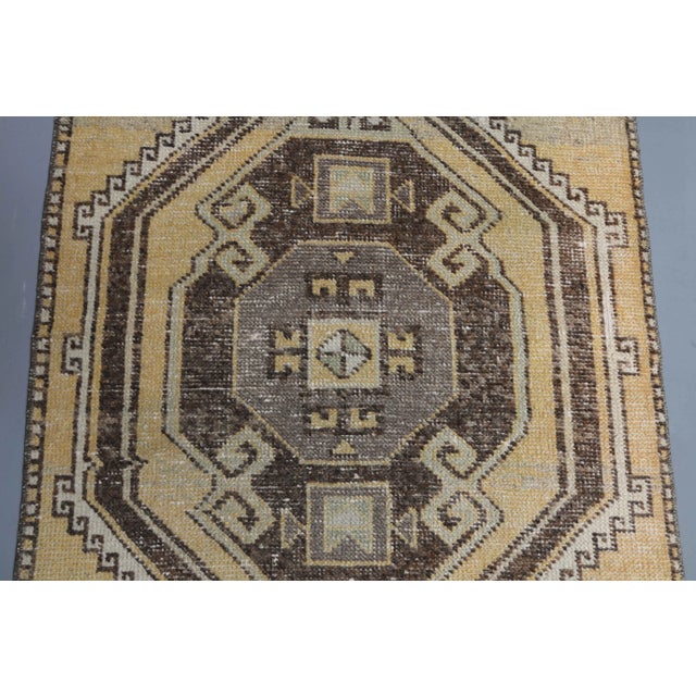 1970s Turkish Oushak Handmade Runner For Sale - Image 5 of 9