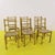 Bamboo Chairs with Woven Straw Seats, Set of 6 For Sale - Image 9 of 9