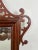 1980s Baker Georgian Chippendale Carved Mahogany Wall Mantel Mirror Fretwork Crest For Sale - Image 5 of 11