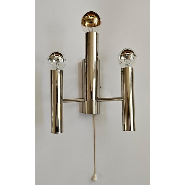 Mid-Century Modern Wall Lamps by Gaetano Sciolari, 1970s, Set of 2 For Sale - Image 6 of 18