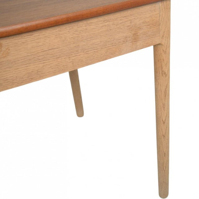 AT305 Desk in Oak and Teak by Hans J. Wegner, 1960s For Sale - Image 13 of 18