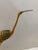 Late 20th Century Vintage Korean Brass Crane Sculptures, Pair For Sale - Image 5 of 12