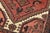 Hamedan Rug 4'4'' X 6'7'' Red Wool Vintage Tribal Hand-Knotted Oriental Carpet For Sale - Image 4 of 12
