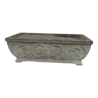 Classical 1940’s Concrete Garden Planter For Sale