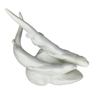 Vintage "Clear Water" Otter Figurine by Royal Doulton For Sale