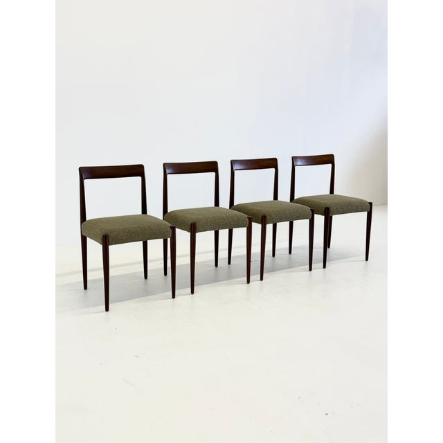 1970s Dining Chairs in Rosewood from Lübke, 1970s, Set of 4 For Sale - Image 5 of 17