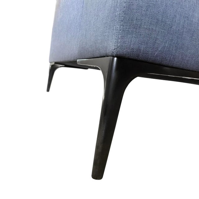 Metal Holly Hunt Modern Spear Sofa For Sale - Image 7 of 11