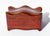 Mid 20th Century Fine Italian Bombe Serpentine Leather Box For Sale - Image 5 of 5