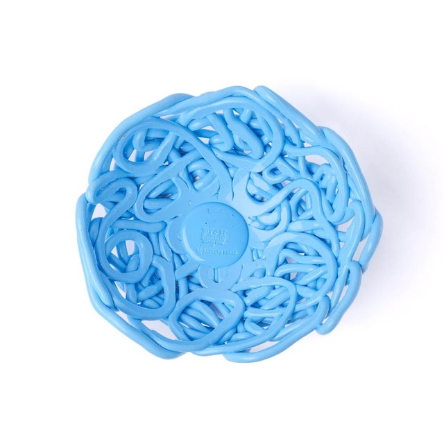 Gaetano Pesce Tutti Frutti II Special Basket in Light Blue by Gaetano Pesce for Fish Design For Sale - Image 4 of 8
