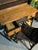 1930s Wicker Rattan Writing Desk & Chair For Sale - Image 6 of 12